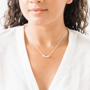 sterling silver rings necklace