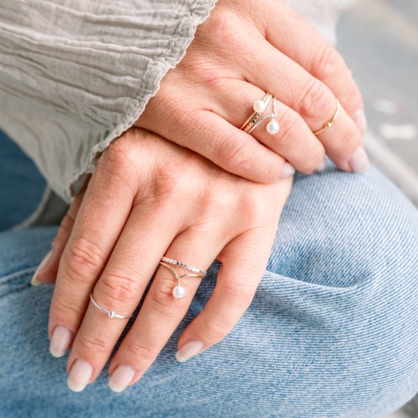 Pearl Stacking Ring - Image 3
